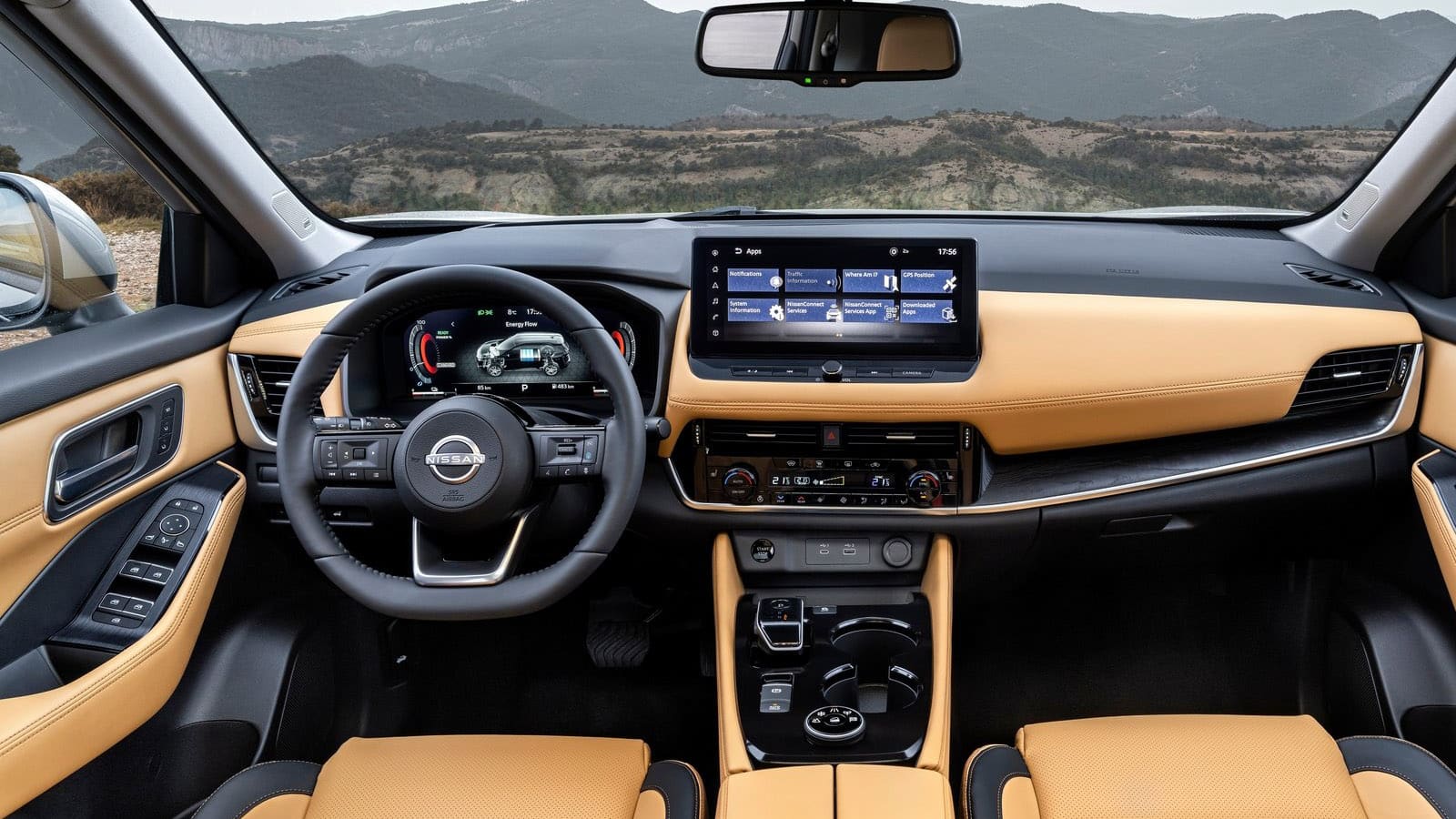 nissan x-trail wnętrze