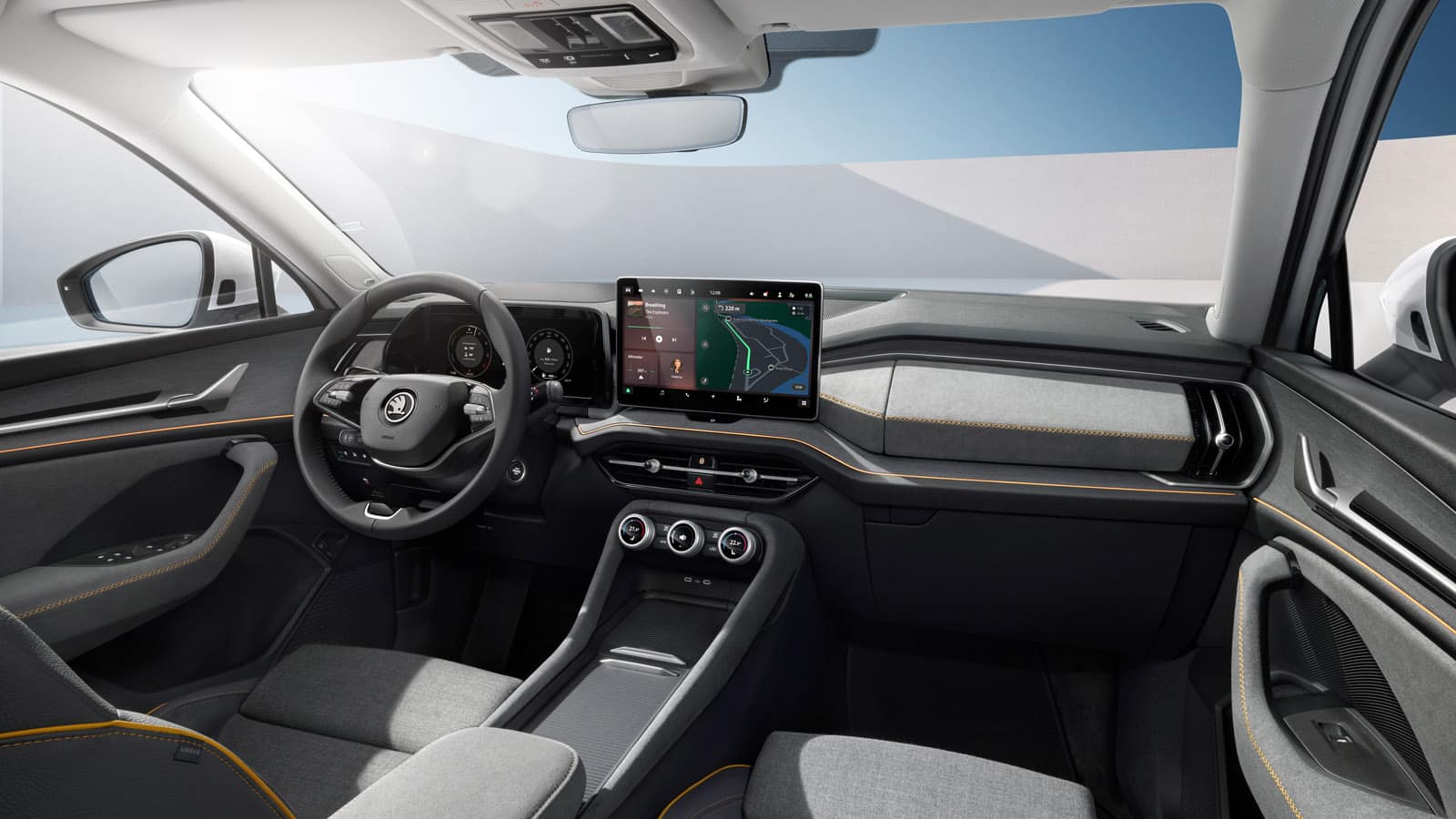 nowa skoda kodiaq wnętrze