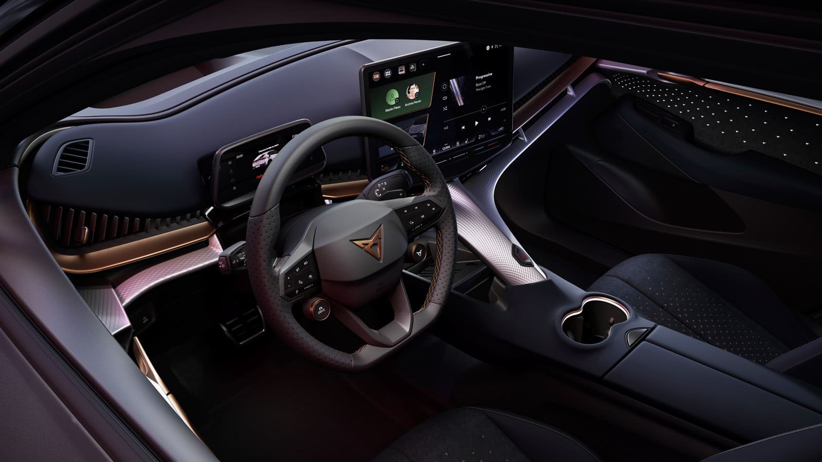 cupra tavascan wnętrze