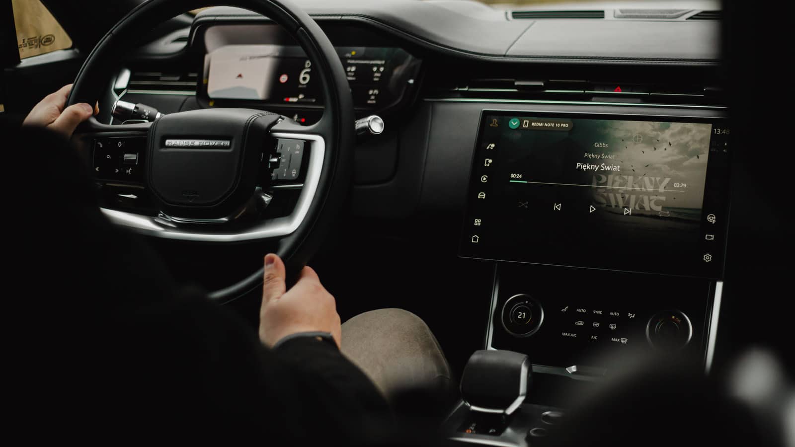 range rover autobiography v8 wnętrze