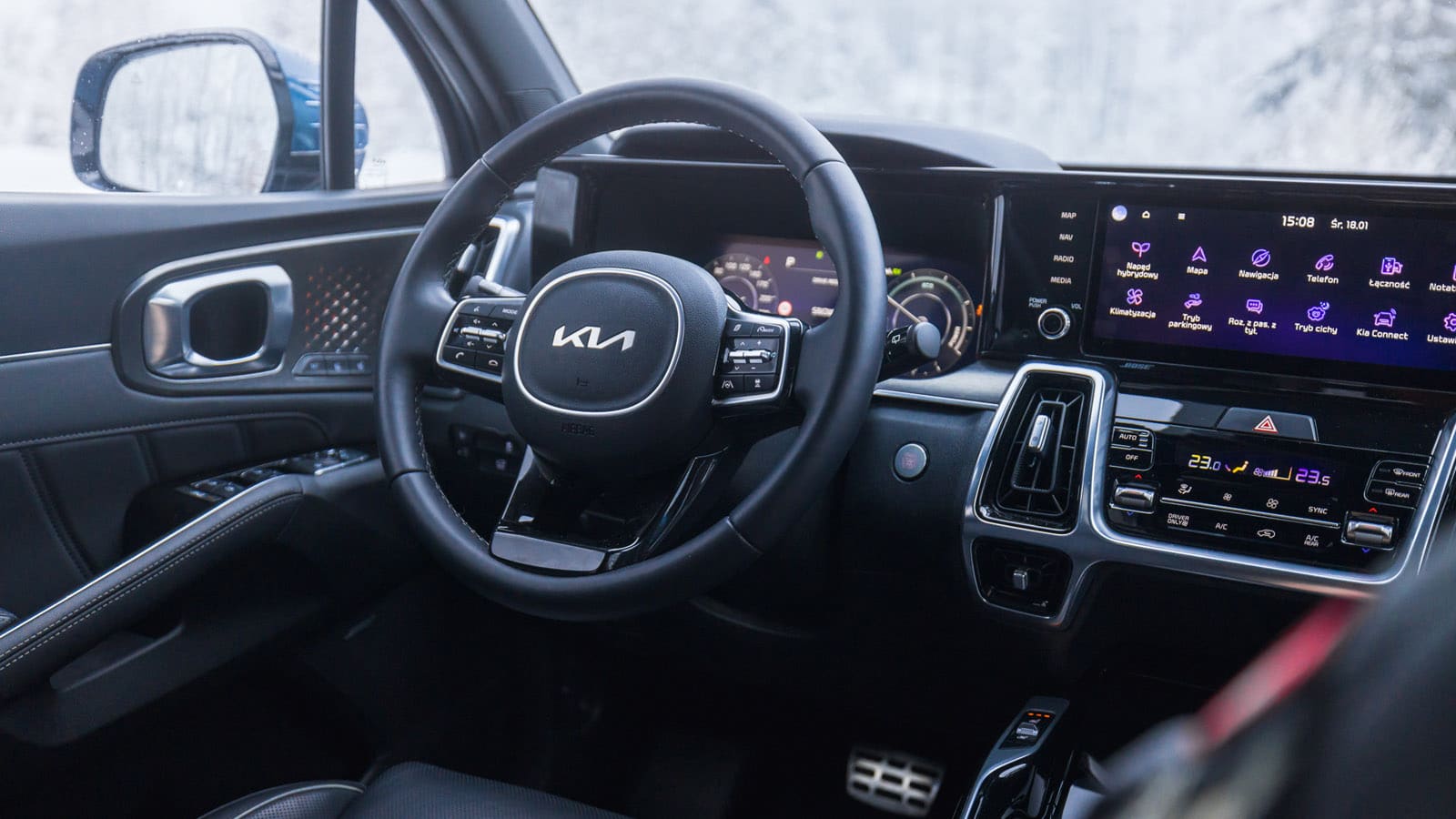kia sorento wnętrze